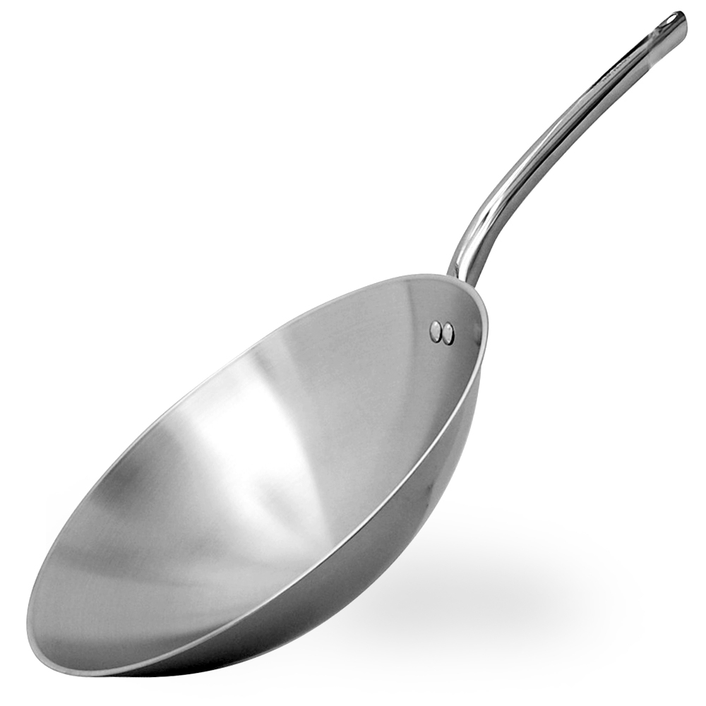 de Buyer - INOX WOK 36 cm - Stainless Steel