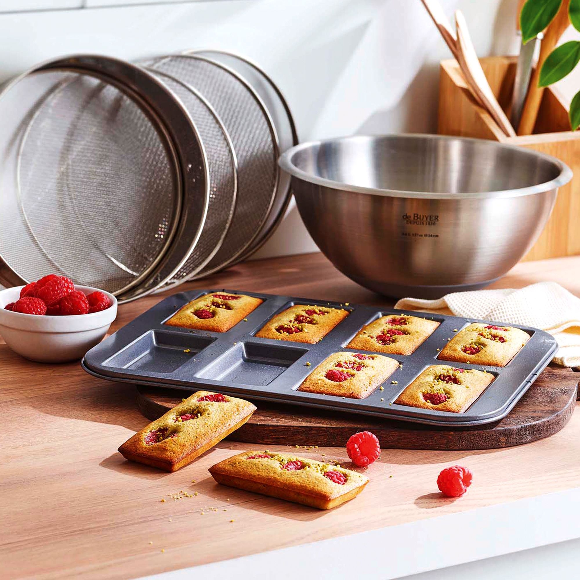 de Buyer - Blechform 8 Financiers - Antihaft de Buyer - Blechform 8 Financiers - Antihaft