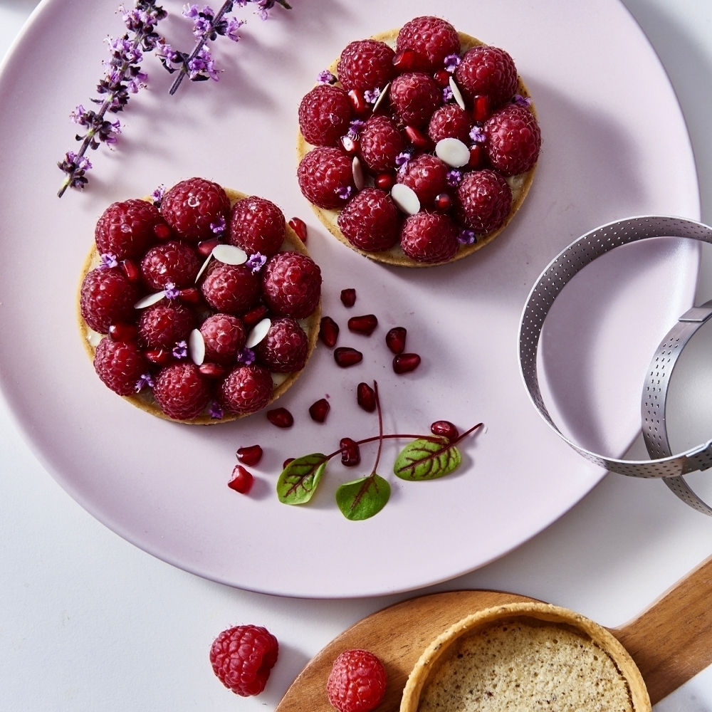 de Buyer - Tortenring gelocht - Höhe 2 cm - Valrhona