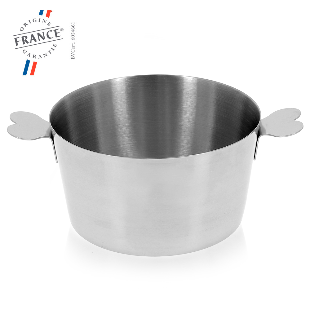 de Buyer - Charlotte mould stainless steel without lid 16 cm de Buyer - Charlotte mould stainless steel without lid 16 cm
