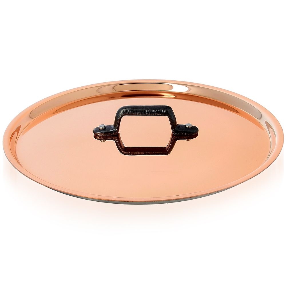 de Buyer - Round Lid in copper with cast Iron handle