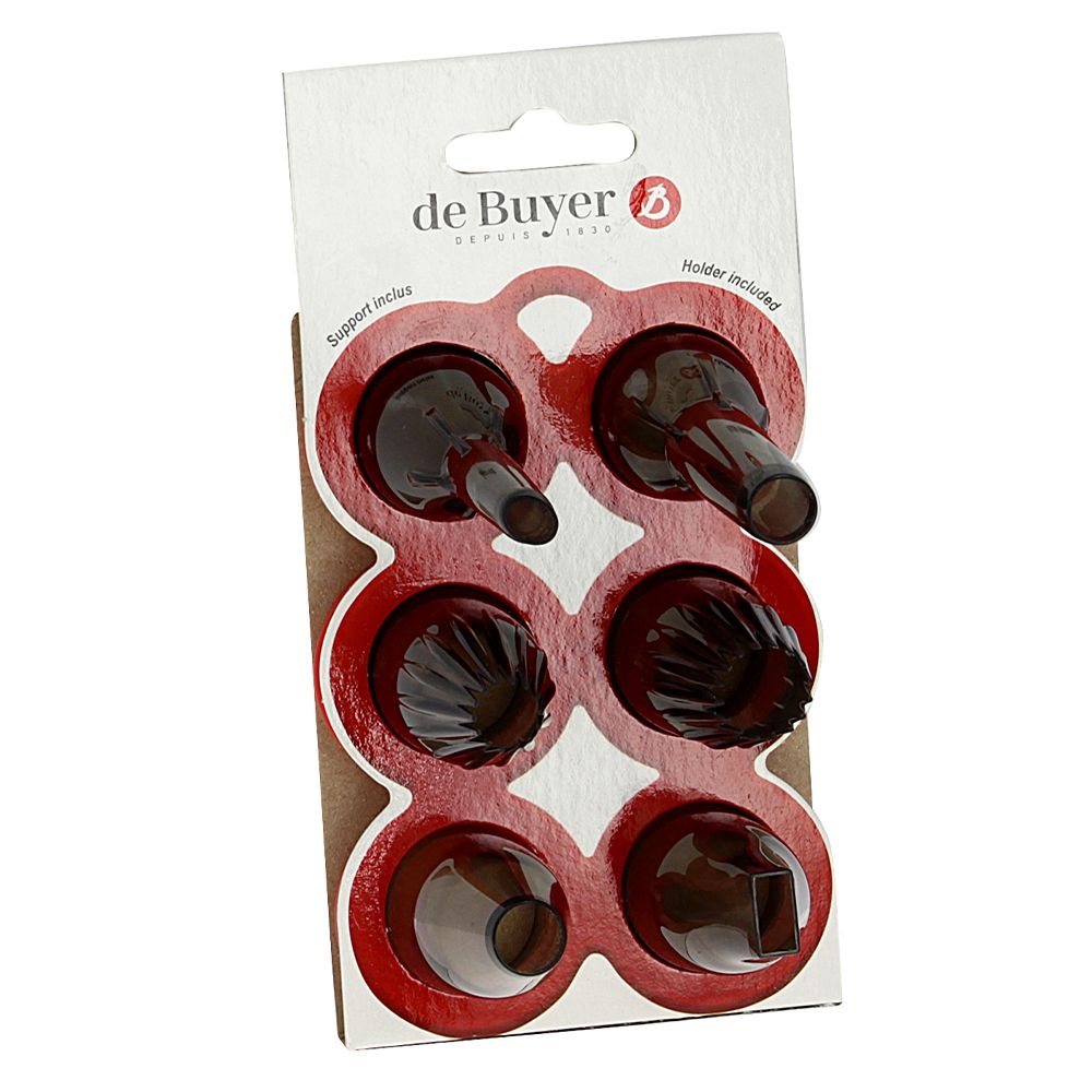 de Buyer - Set of 6 nozzles GARNIR de Buyer - Set of 6 nozzles GARNIR