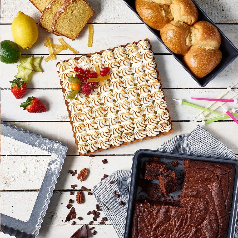 de Buyer - Gâteaux - Cakes - Tartes - 3er-Set homebaking de Buyer - Gâteaux - Cakes - Tartes - 3er-Set homebaking