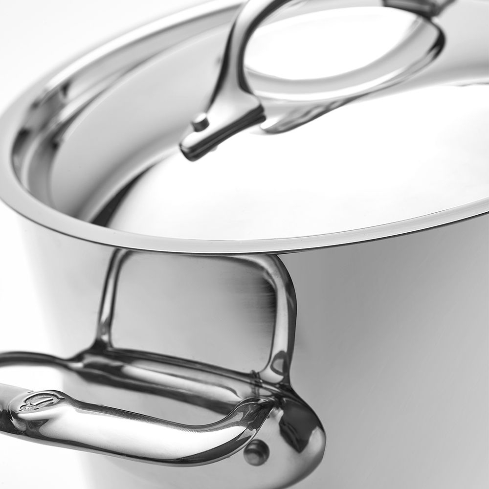 AFFINITY 5-ply Stainless Steel Rounded Sauté Pan