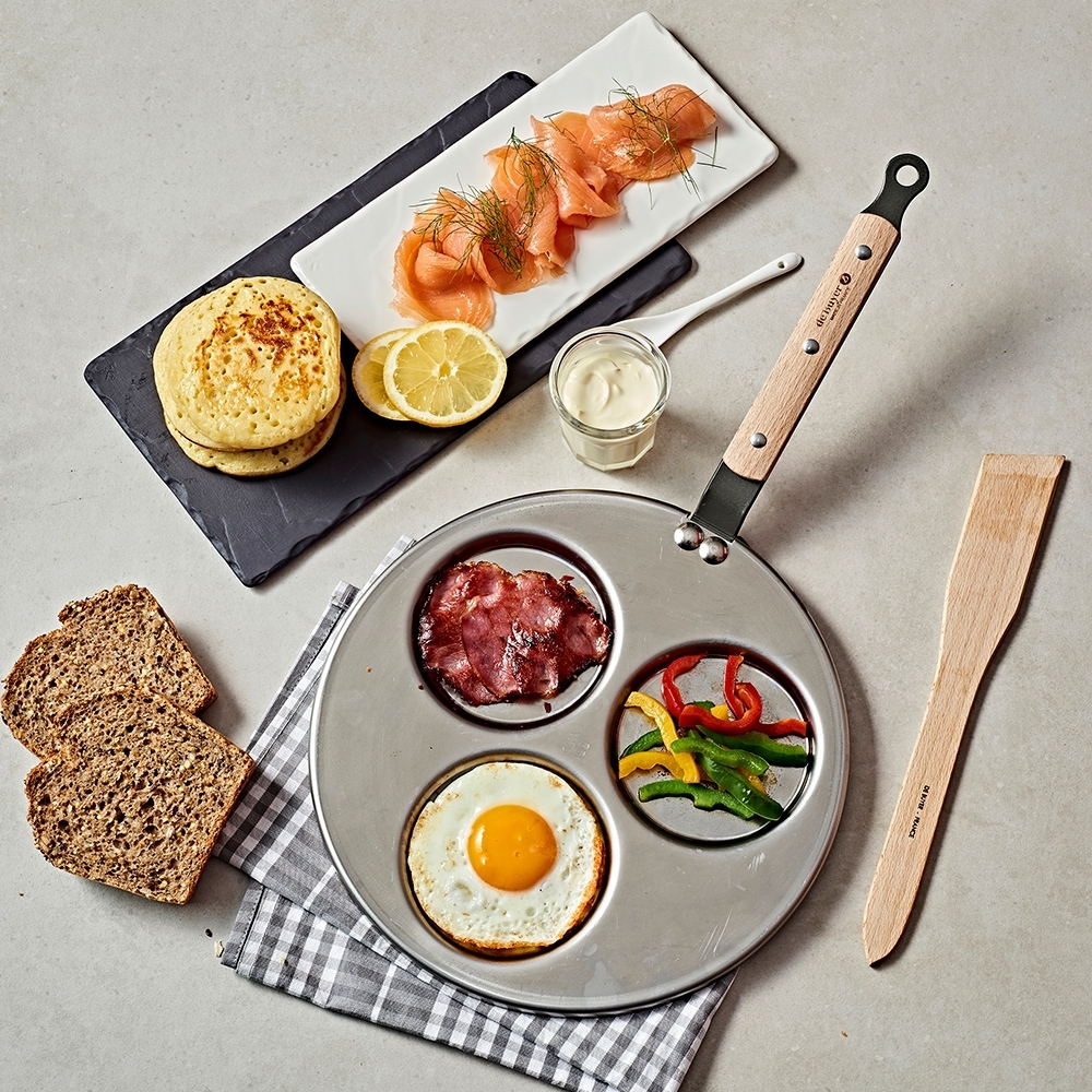 de Buyer - B Bois - Mineral B Element Pfanne für 3 Blinis