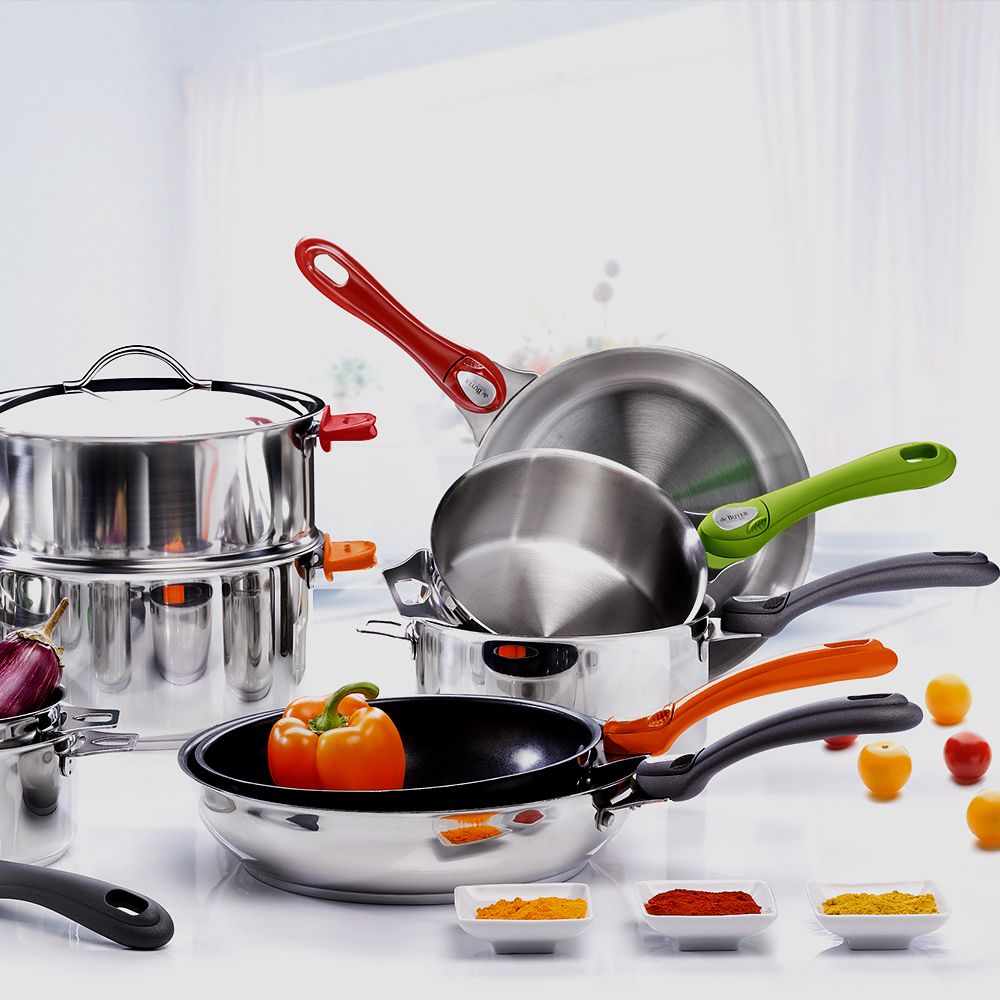 de Buyer - TWISTY Bratpfanne ohne Griff - Edelstahl de Buyer - TWISTY Bratpfanne ohne Griff - Edelstahl