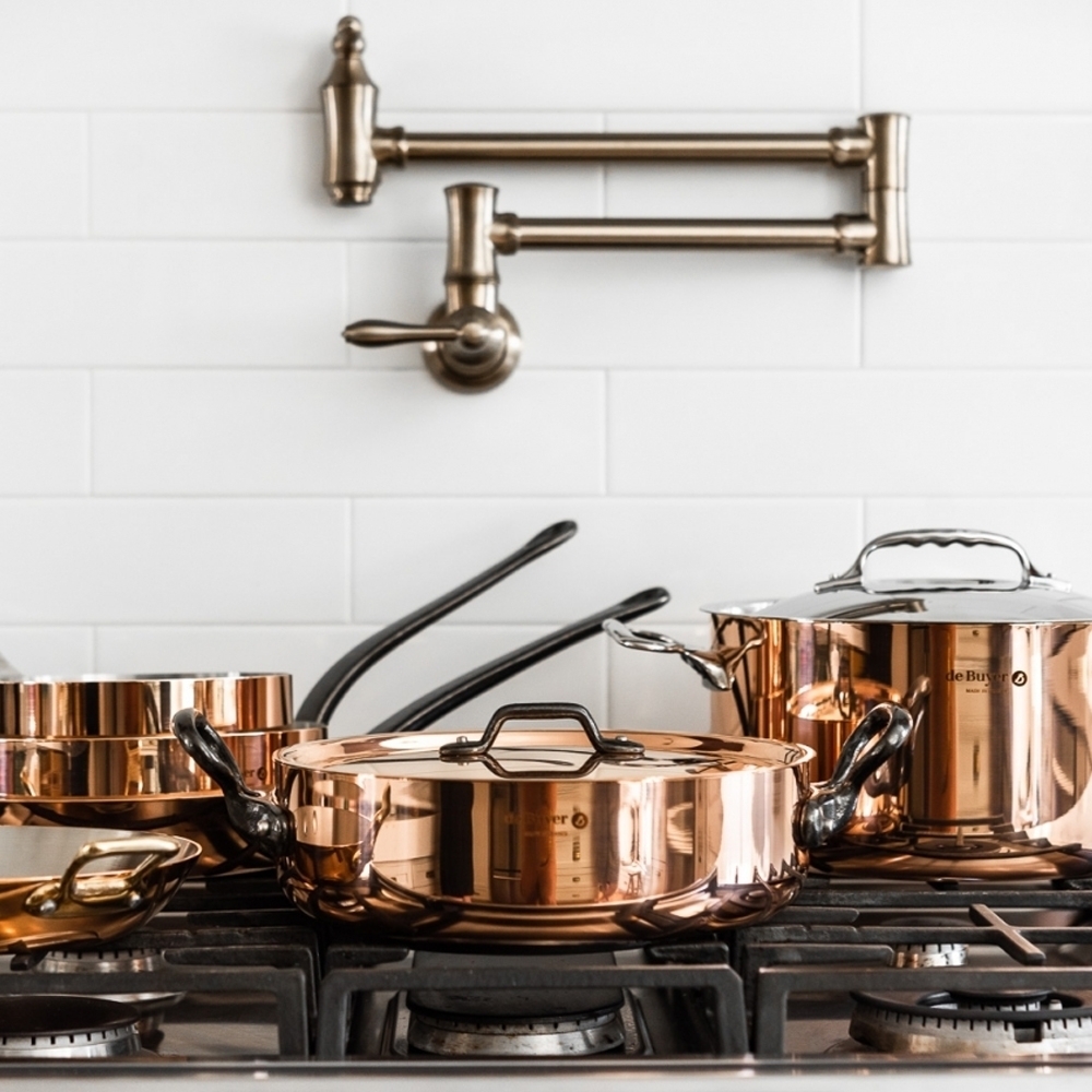 de Buyer - Copper Saucepan cast iron handles - Prima Matera de Buyer - Copper Saucepan cast iron handles - Prima Matera