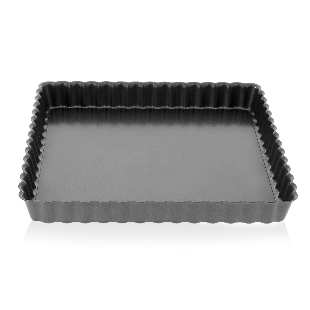 25 & 30cm Oblong Cake Pan Mould with Perforated Holes 