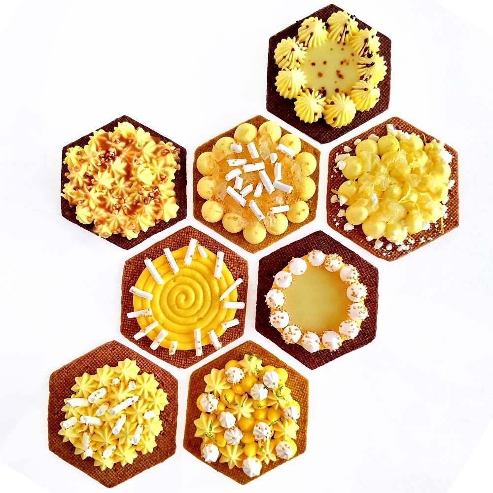 de Buyer - Tart ring - HEXAGONAL  - Valrhona de Buyer - Tart ring - HEXAGONAL  - Valrhona