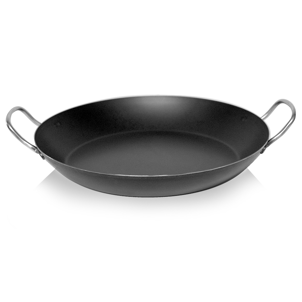 de Buyer MINERAL B Carbon Steel Paella Pan 12.5 — Las Cosas Kitchen Shoppe