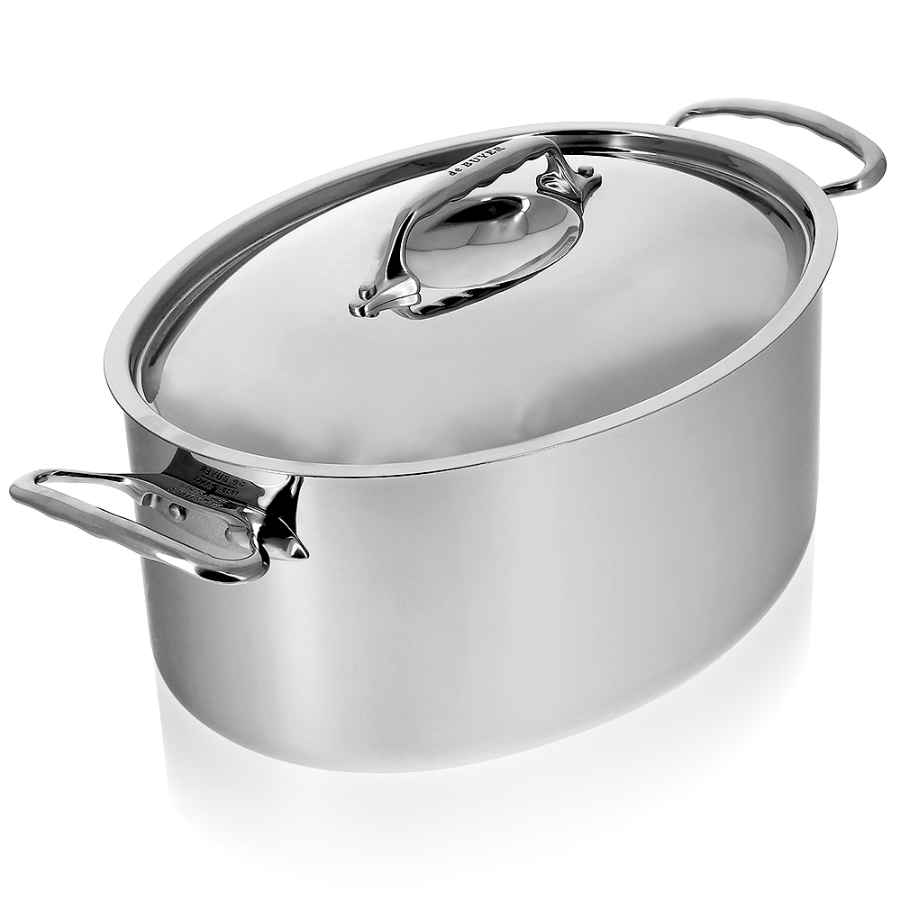 de Buyer - Ovaler Edelstahl Bratentopf 32 cm - AFFINITY