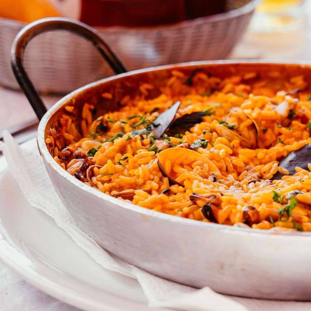 de Buyer - La Lyonnaise - Paella-Pfanne Viva España 36 cm de Buyer - La Lyonnaise - Paella-Pfanne Viva España 36 cm