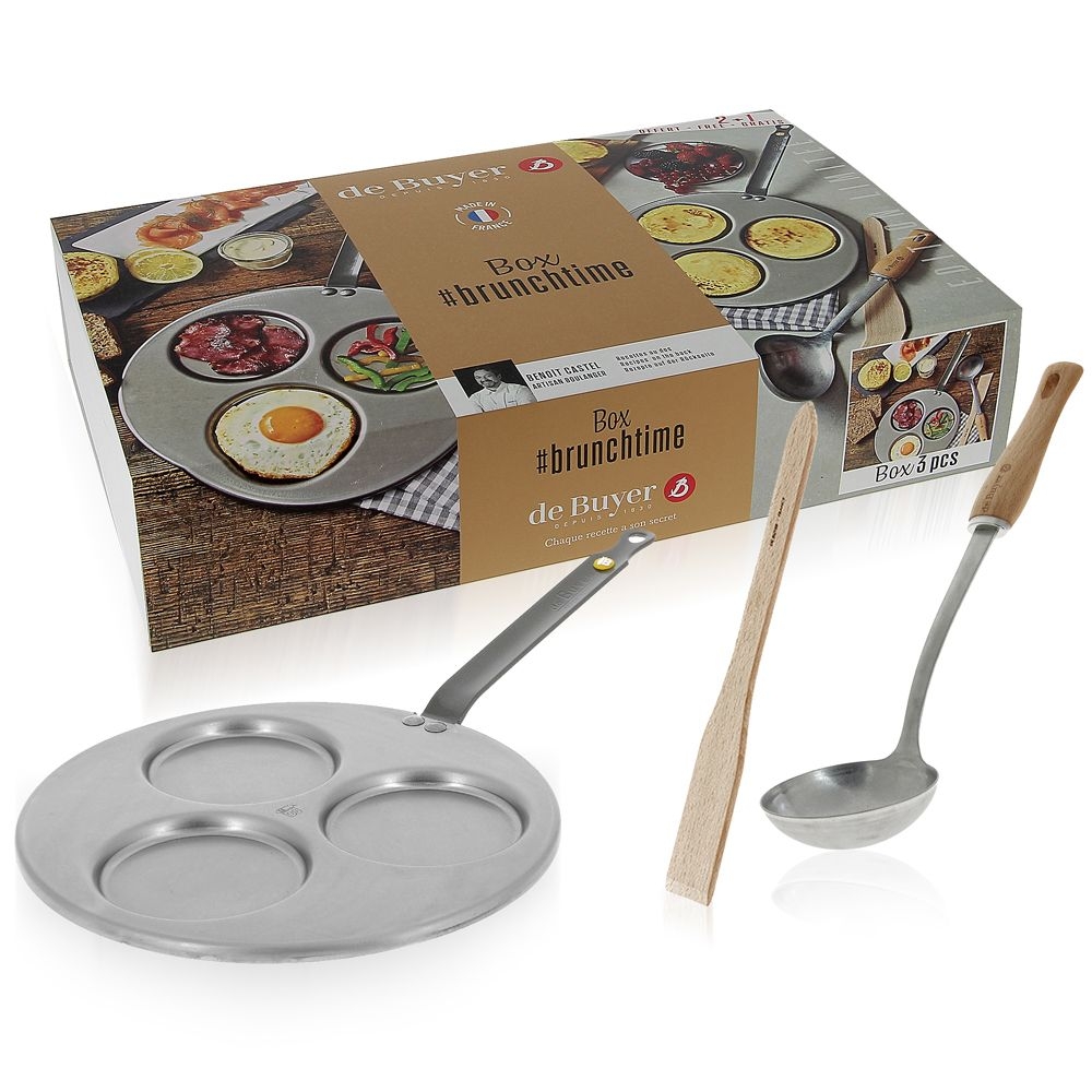 de Buyer - Mineral B Element - Set of 3 Brunchtime de Buyer - Mineral B Element - Set of 3 Brunchtime