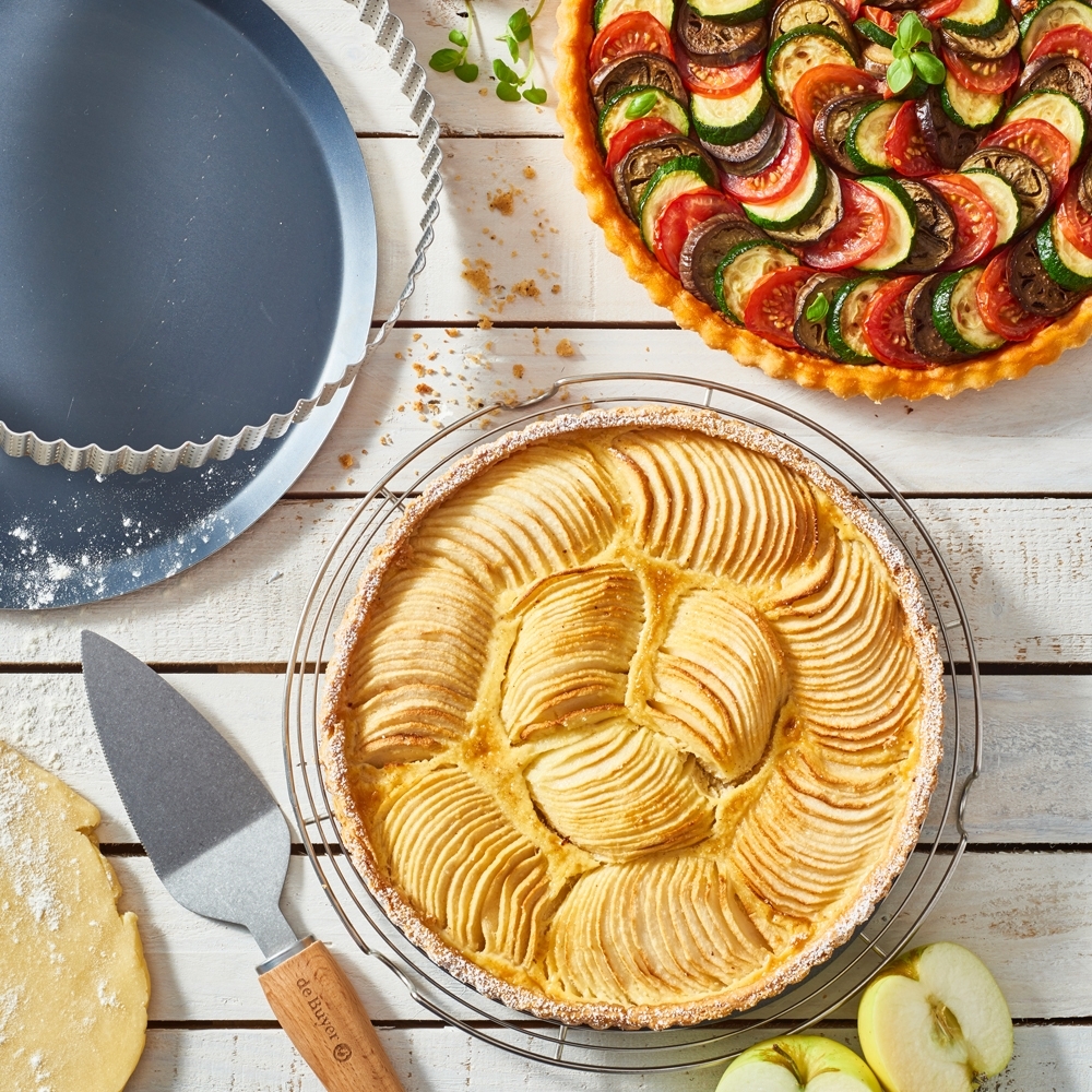 de Buyer - Les Tartes - Set of 4 homebaking de Buyer - Les Tartes - Set of 4 homebaking