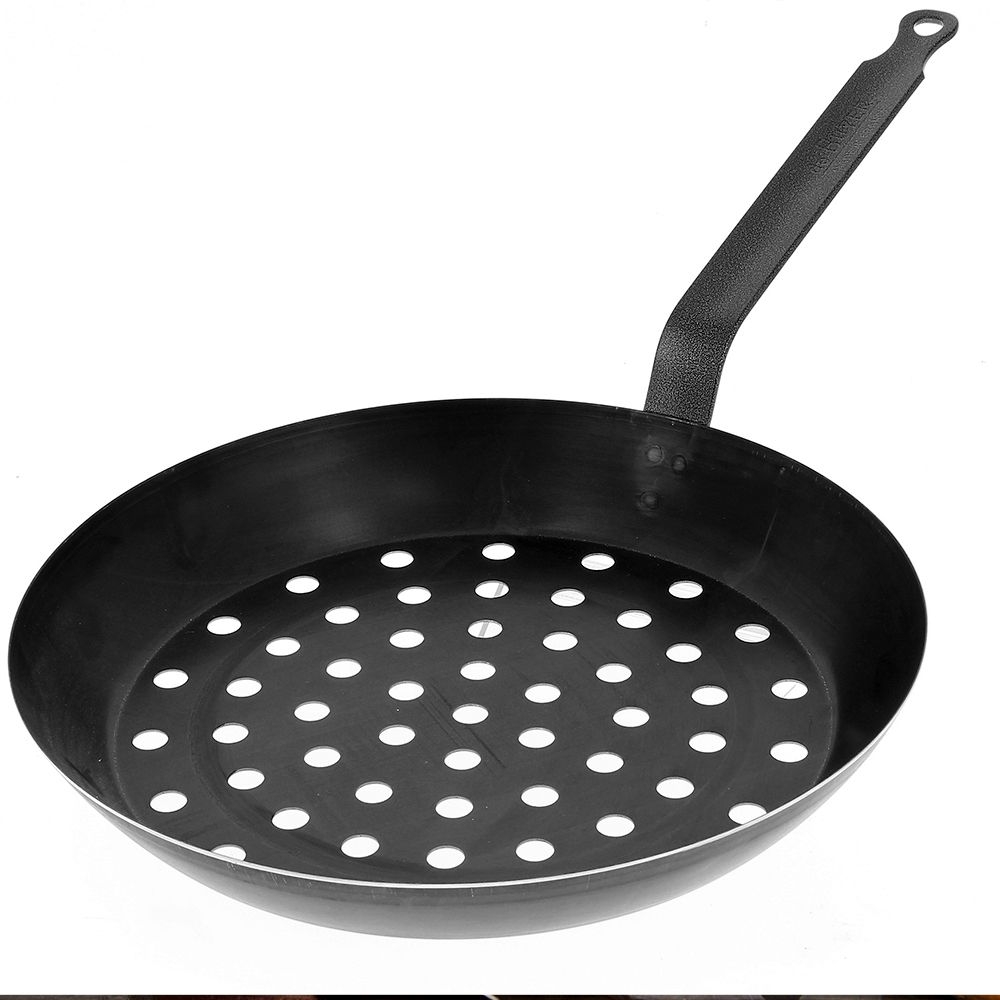 de Buyer - Vegetable perforated pan 28 cm - BBQ de Buyer - Vegetable perforated pan 28 cm - BBQ