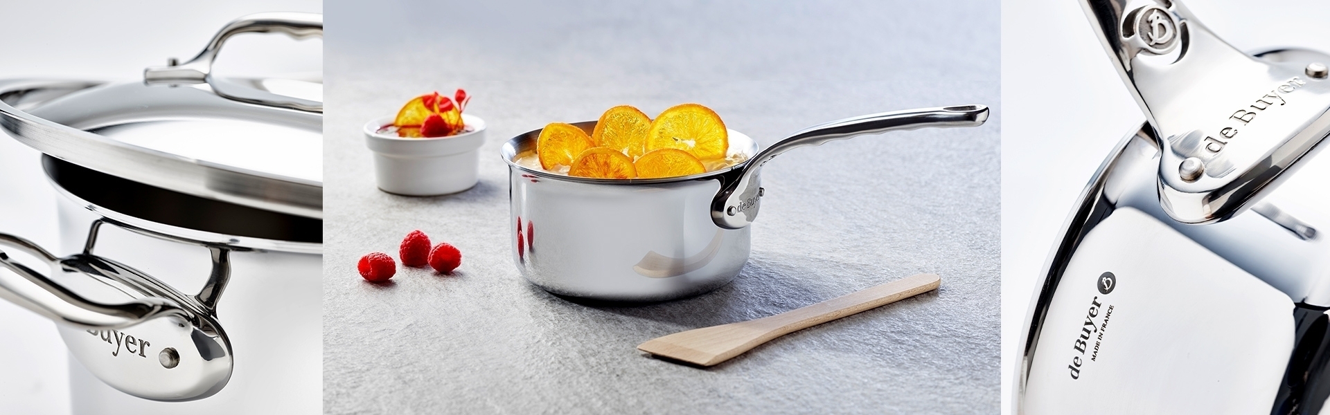de Buyer AFFINITY - 5-ply Stainless Steel Cookware