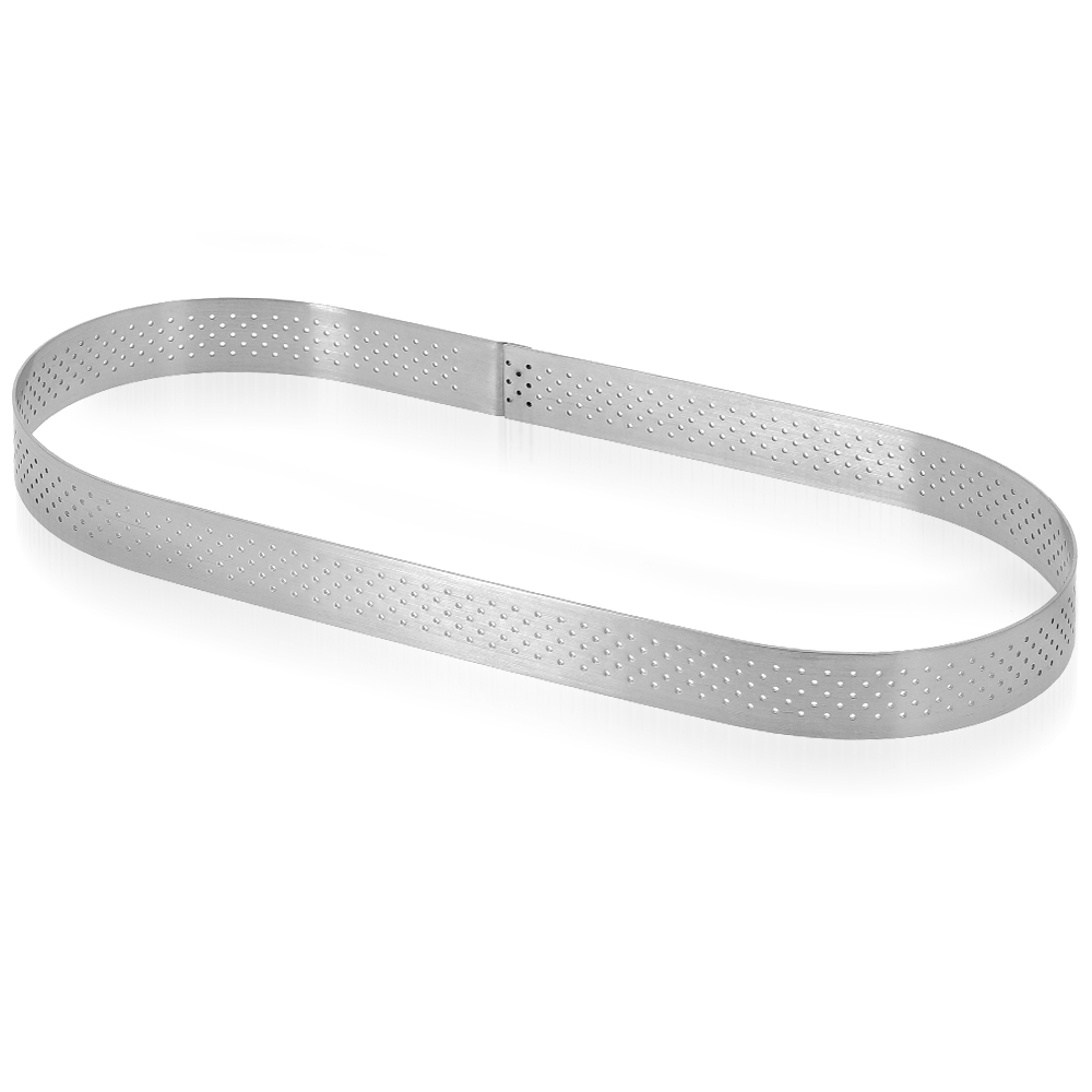 de Buyer - Oval pastry ring - height 2 cm - Valrhona de Buyer - Oval pastry ring - height 2 cm - Valrhona