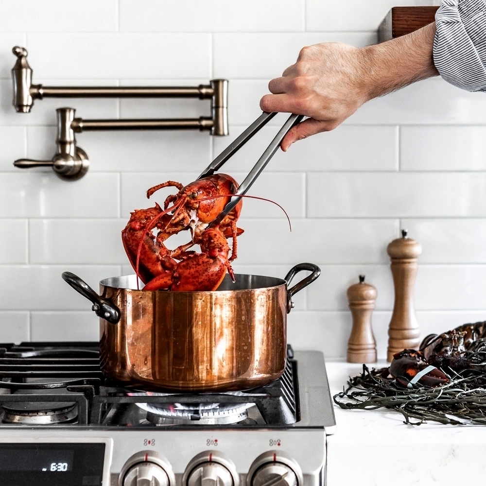 de Buyer - Round stewpan with lid - Cast Iron handles