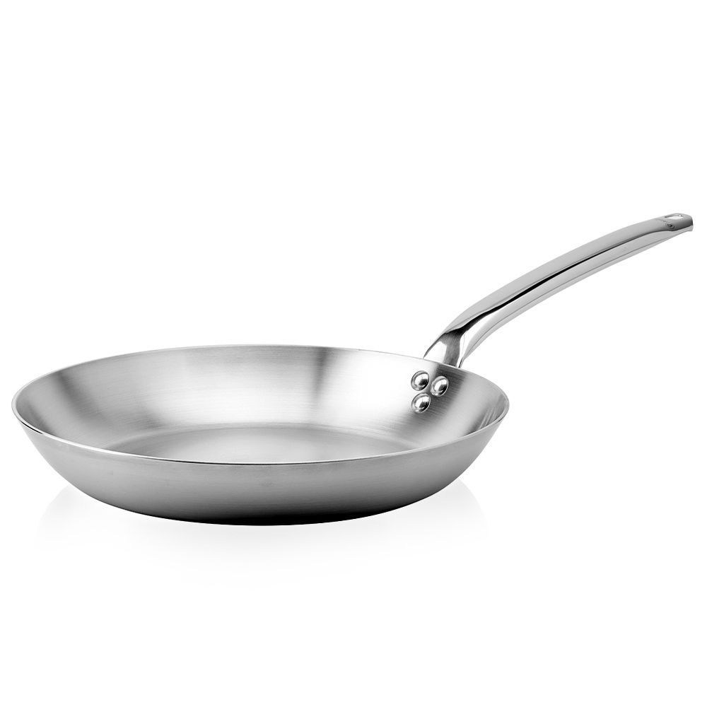 Stainless steel frying pan ALCHIMY, stainless steel, ø 24cm, Alchimy - De  Buyer