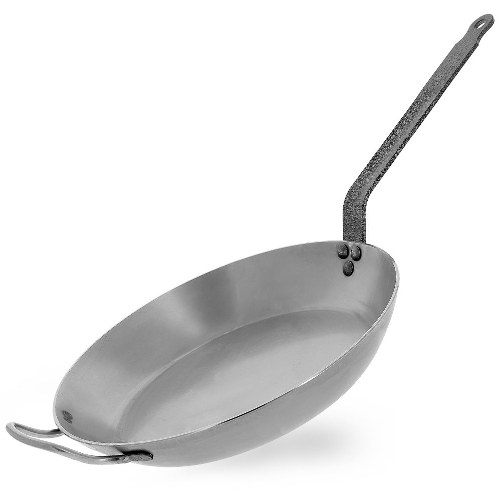 DE BUYER l Blue carbon steel-Grilling pan