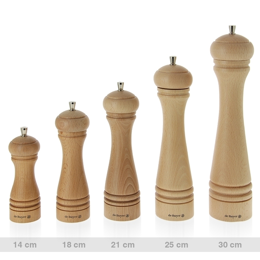 de Buyer Marlux - Pfeffer/Salzmühle aus Holz - JAVA