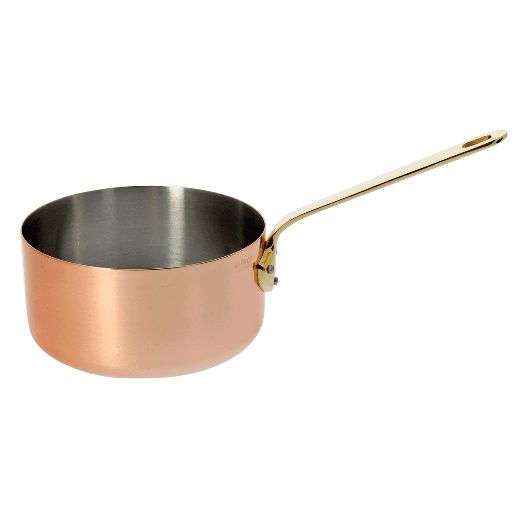 de Buyer - Copper Saucepan with brass handle