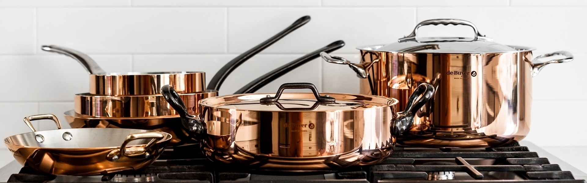 PRIMA MATERA - Induction-suitable copper cookware