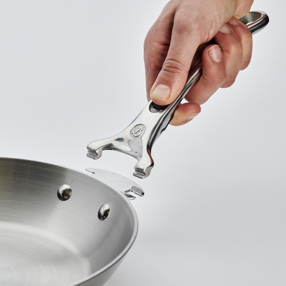 de Buyer - Removable handle LOQY - Cast stainless steel de Buyer - Removable handle LOQY - Cast stainless steel