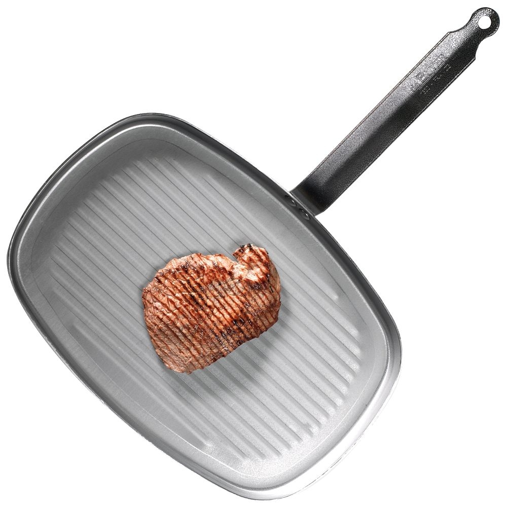 de Buyer - Carbone PLUS - rectangular Grill Pan de Buyer - Carbone PLUS - rectangular Grill Pan