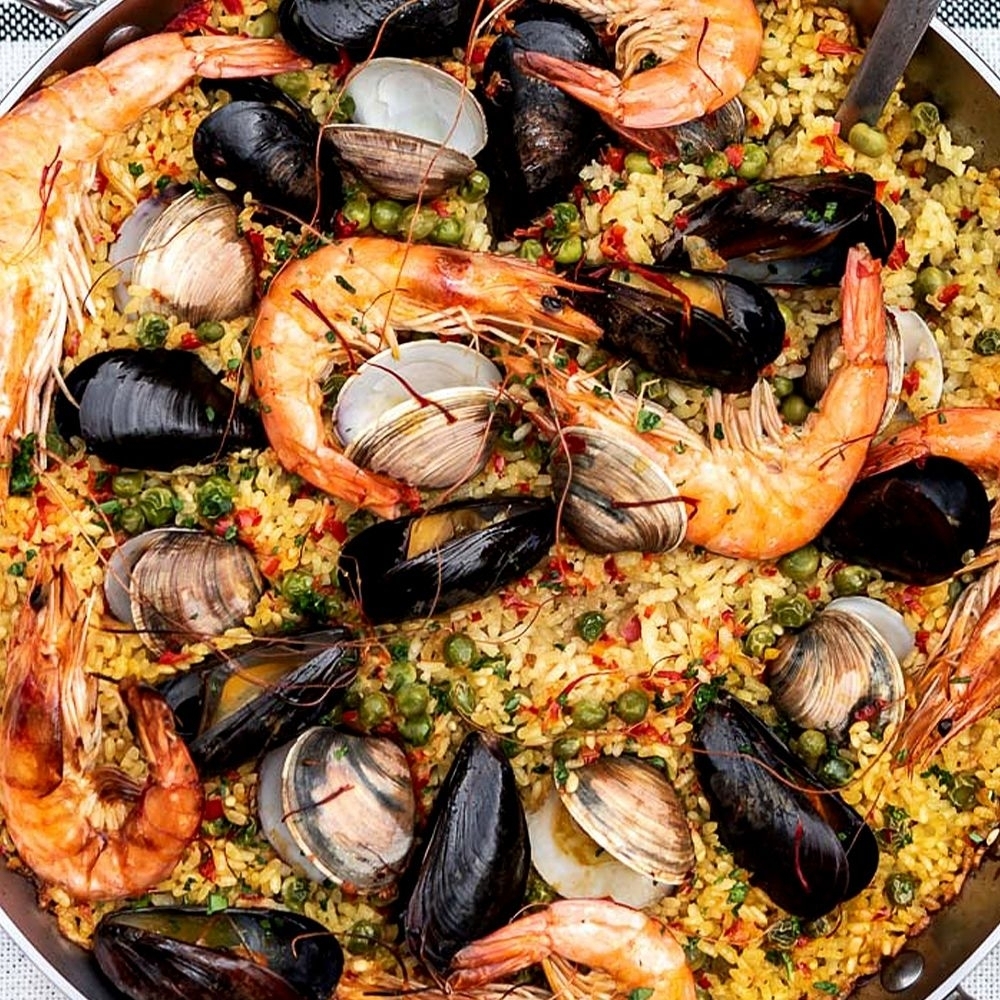 de Buyer - La Lyonnaise - Paella-Pfanne Viva España 36 cm de Buyer - La Lyonnaise - Paella-Pfanne Viva España 36 cm