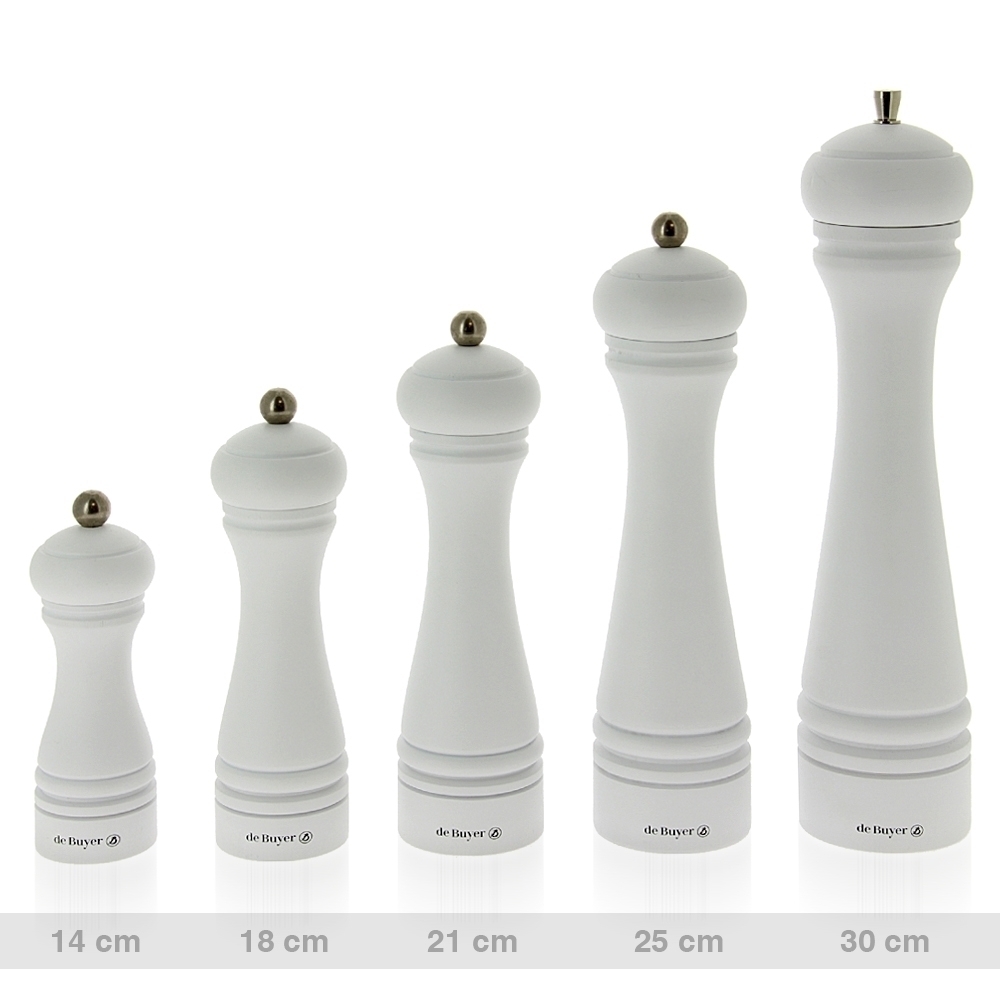 de Buyer - Pepper and Salt Mill - JAVA - White Matt de Buyer - Pepper and Salt Mill - JAVA - White Matt