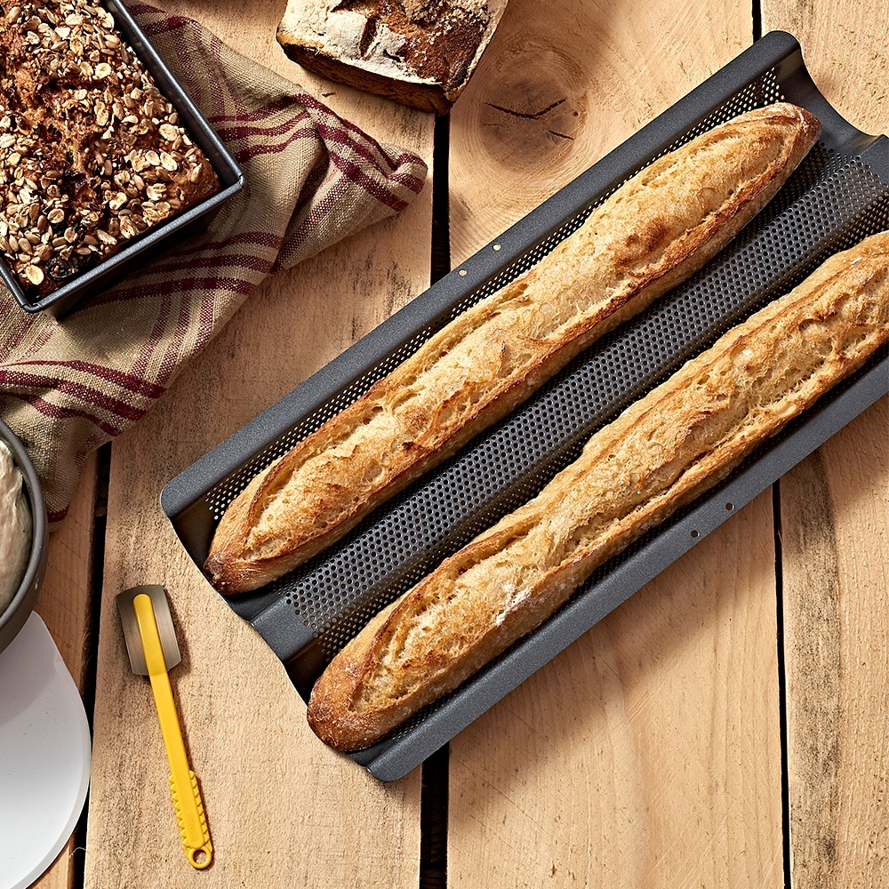de Buyer - Baguette & Bread - Set of 4 homemadebread de Buyer - Baguette & Bread - Set of 4 homemadebread