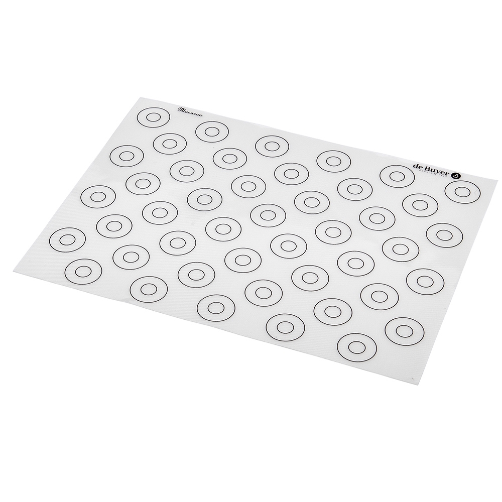 de Buyer - Antihaft-Silikonbackmatte zum Makronenbacken 60 x 40 cm de Buyer - Antihaft-Silikonbackmatte zum Makronenbacken 60 x 40 cm