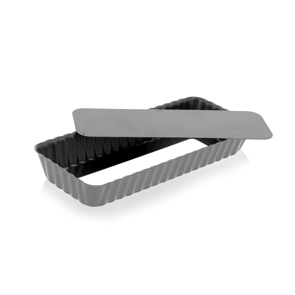 de Buyer - Rectangular fluted tart mould in 2 Sizes de Buyer - Rectangular fluted tart mould in 2 Sizes