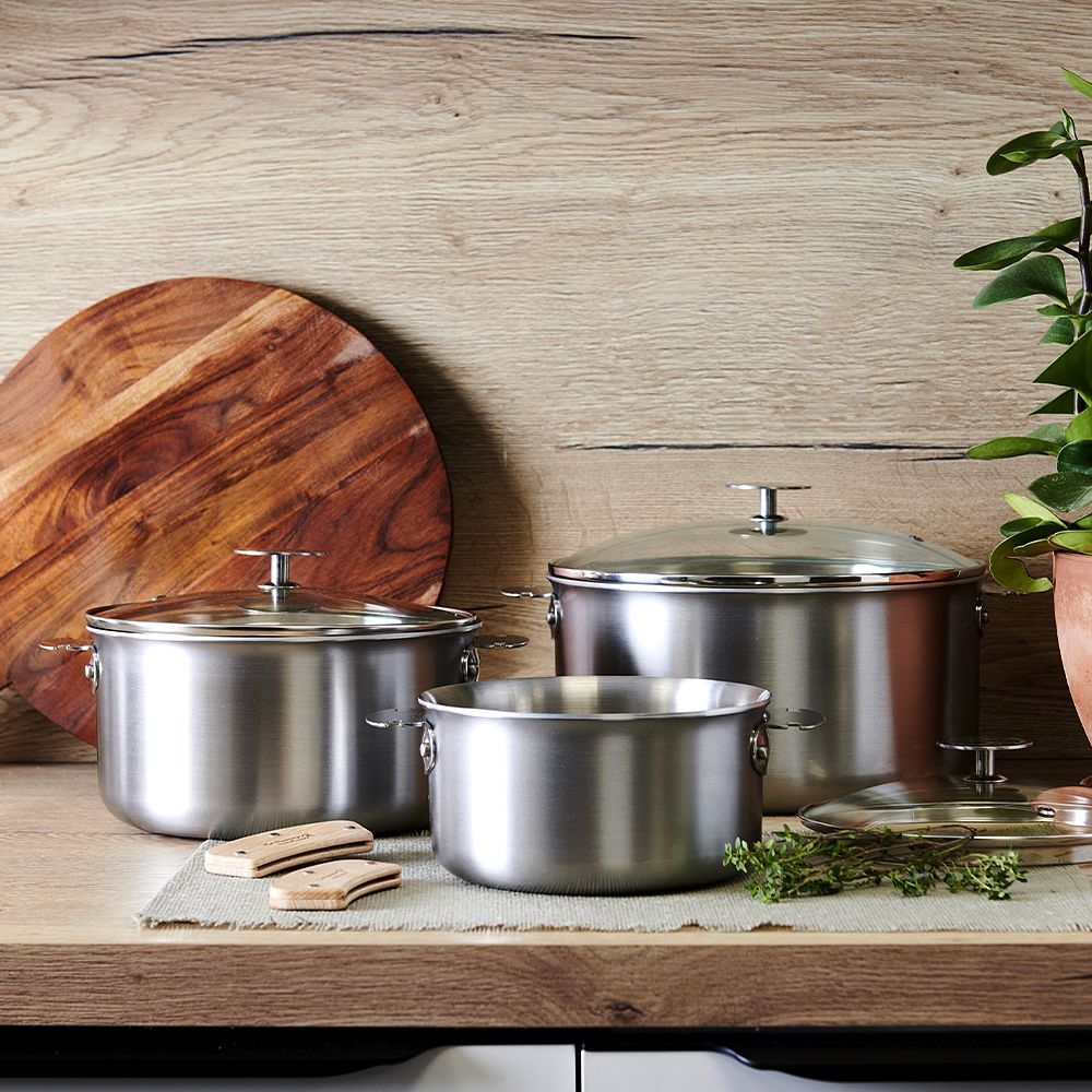 de Buyer - Stainless Steel Saucepan Set of 7 - ALCHIMY LOQY de Buyer - Stainless Steel Saucepan Set of 7 - ALCHIMY LOQY
