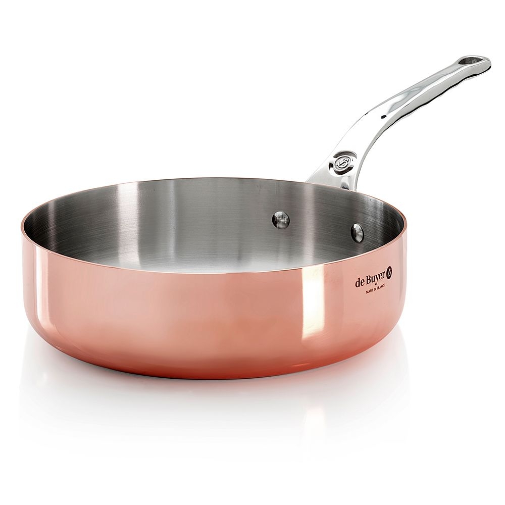 de Buyer - Copper Sauté Pan Straight - Inocuivre
