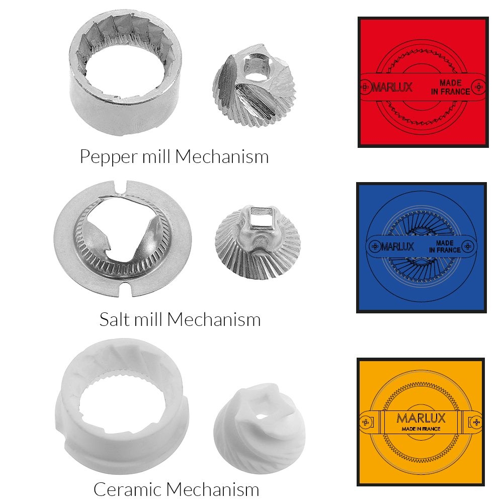 de Buyer Marlux - Rumba Pepper and Salt Mill - 20 cm - Yellow