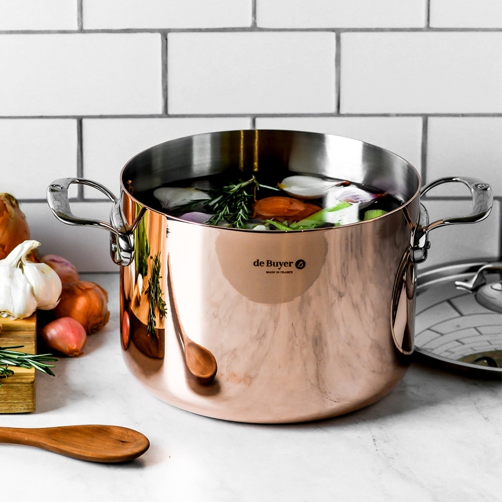 de Buyer - Copper High Stewpan 24 cm - Prima Matera