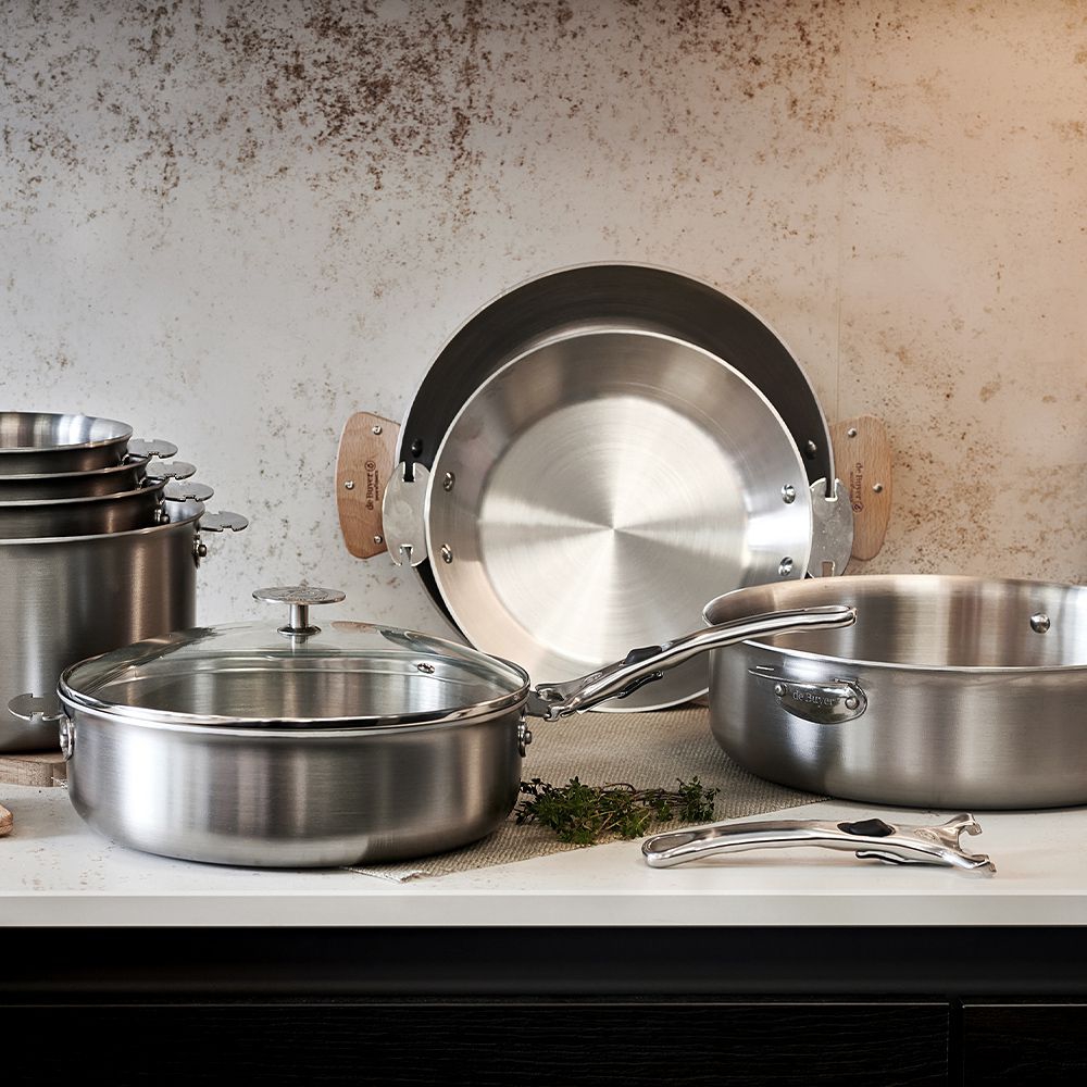 de Buyer - Stainless steel Sauté Pan in 2 sizes - ALCHIMY LOQY