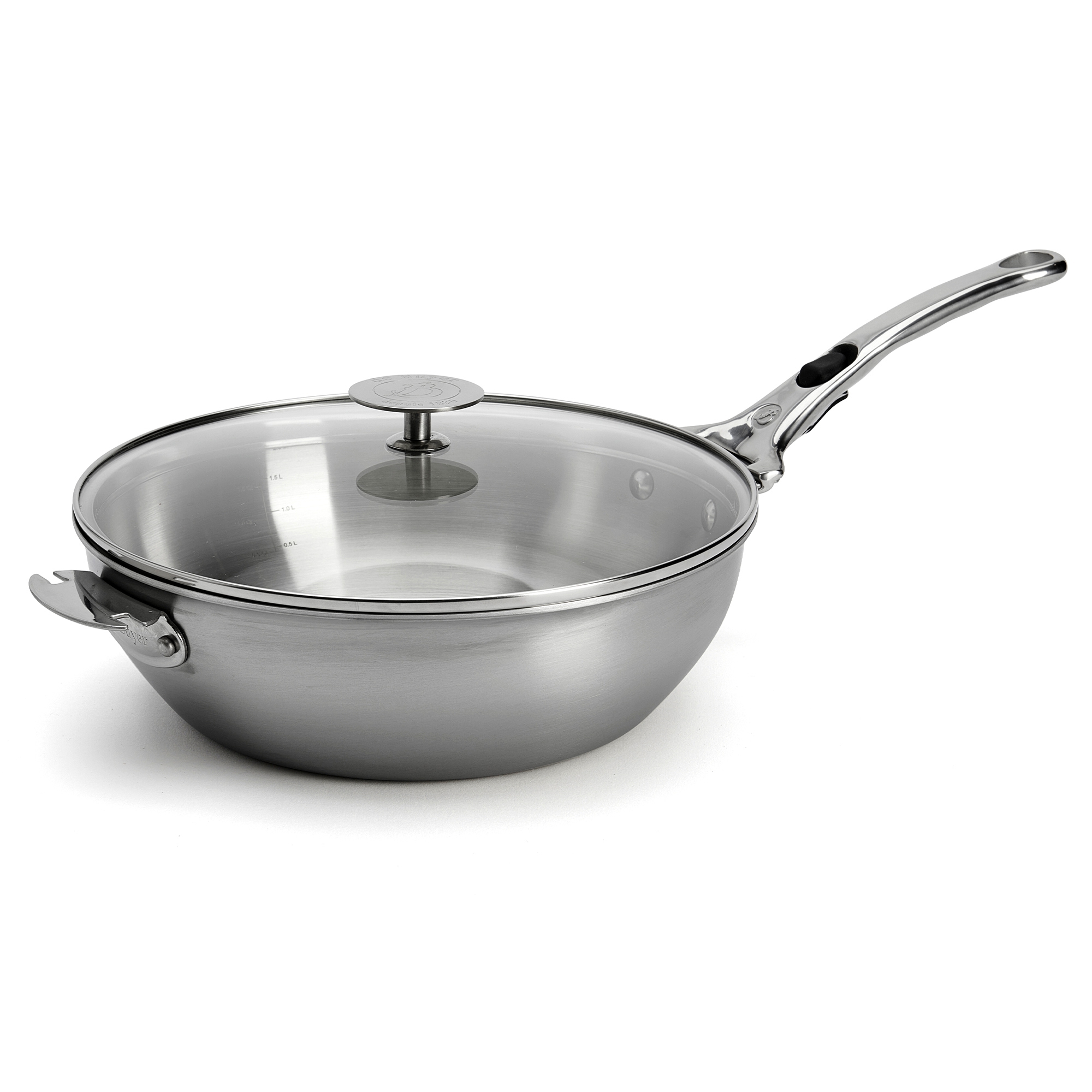 de Buyer - Stainless steel Rounded Sauté Pan 24 cm - ALCHIMY LOQY