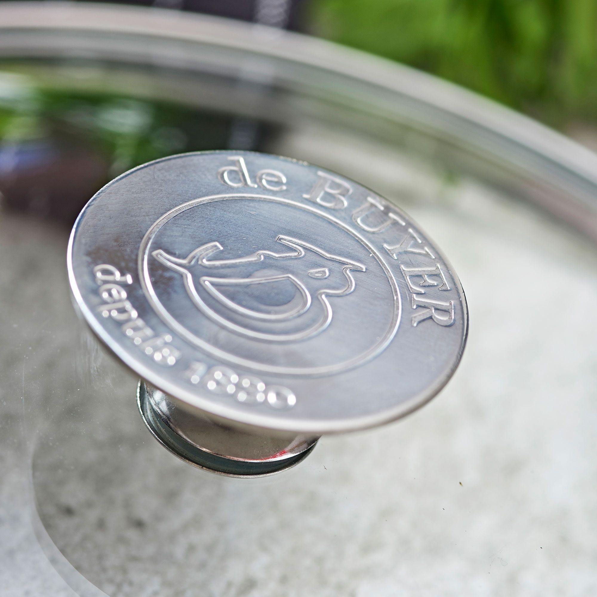 de Buyer - Edelstahlknauf für Alchimy, Universal und Choc Intense Deckel