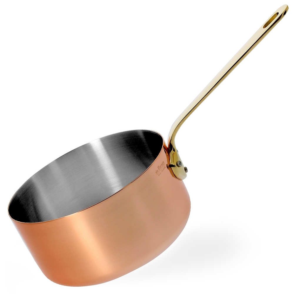 de Buyer - Stielkasserole mit Messinggriff de Buyer - Stielkasserole mit Messinggriff