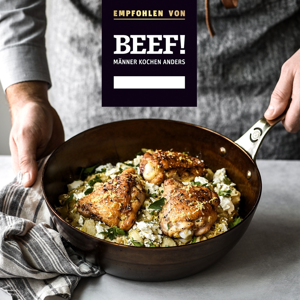 de Buyer - Mineral B Pro BEEF! Edition - runde Landpfanne