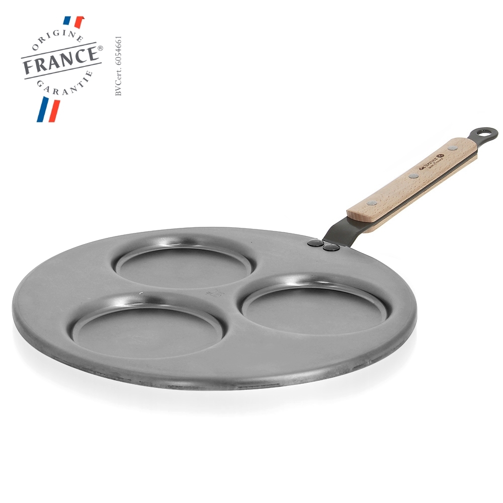 de Buyer - B Bois - Mineral B Element Pfanne für 3 Blinis