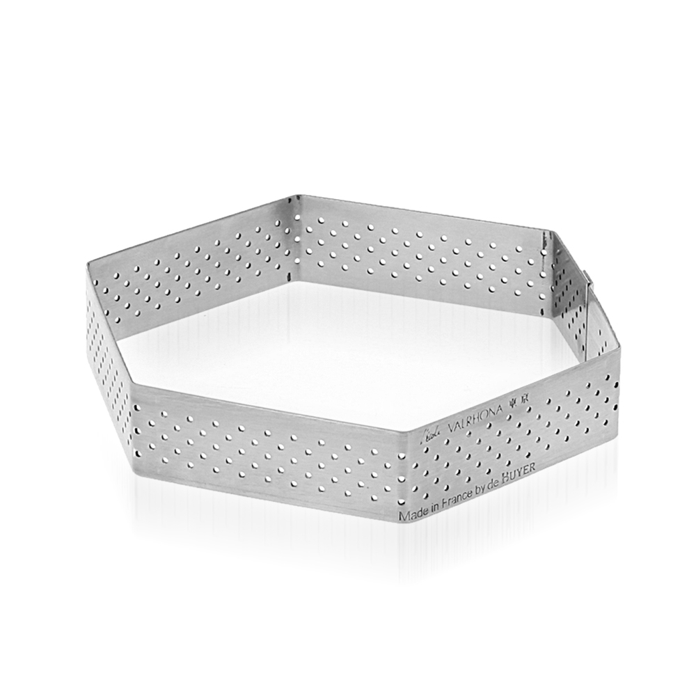 de Buyer - Tart ring - HEXAGONAL  - Valrhona de Buyer - Tart ring - HEXAGONAL  - Valrhona