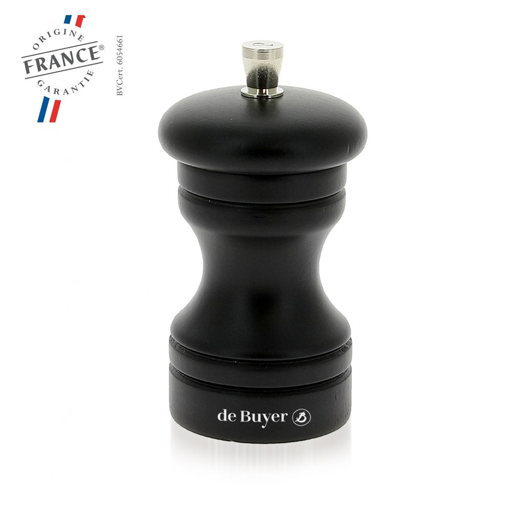 de Buyer Marlux - Paso Pepper and Salt Mill - 10 cm - Black Matt