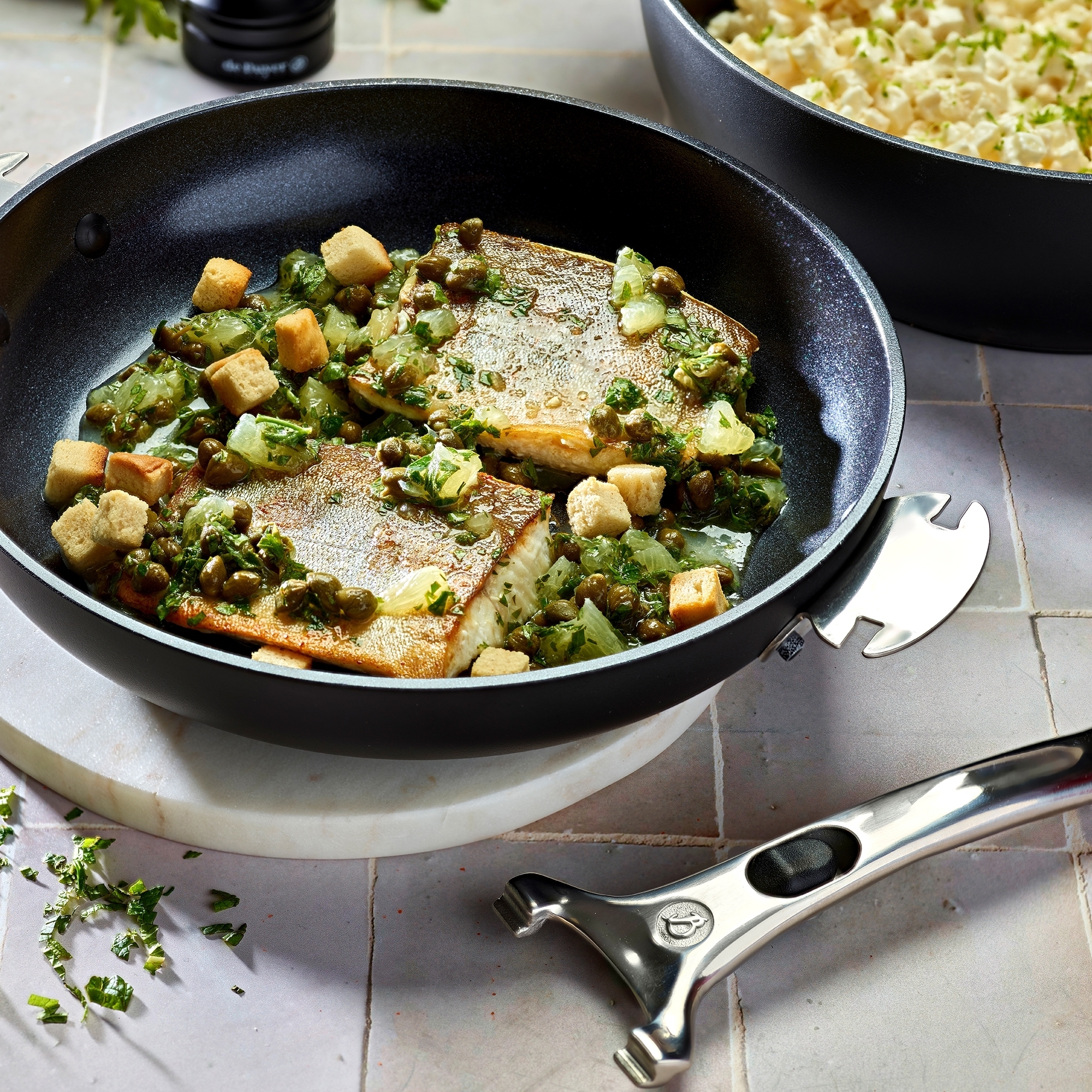 de Buyer - LOQY Non-stick Ceramic Frypan - CERANOA