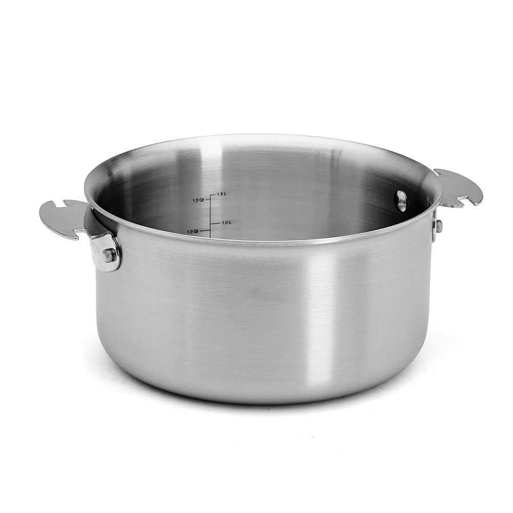 De buyer Affinity Casserole With Lid 16 cm Silver