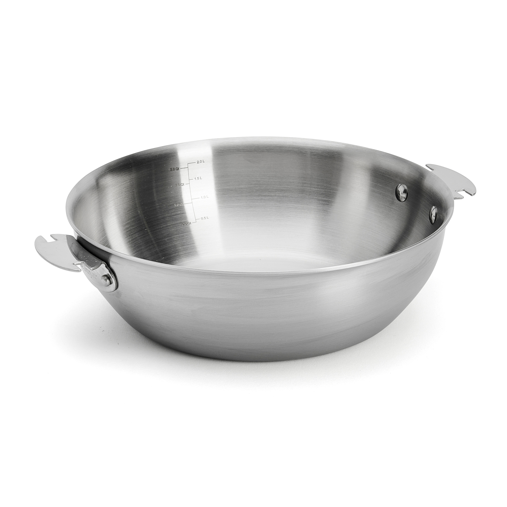 de Buyer - Stainless steel Rounded Sauté Pan 24 cm - ALCHIMY LOQY
