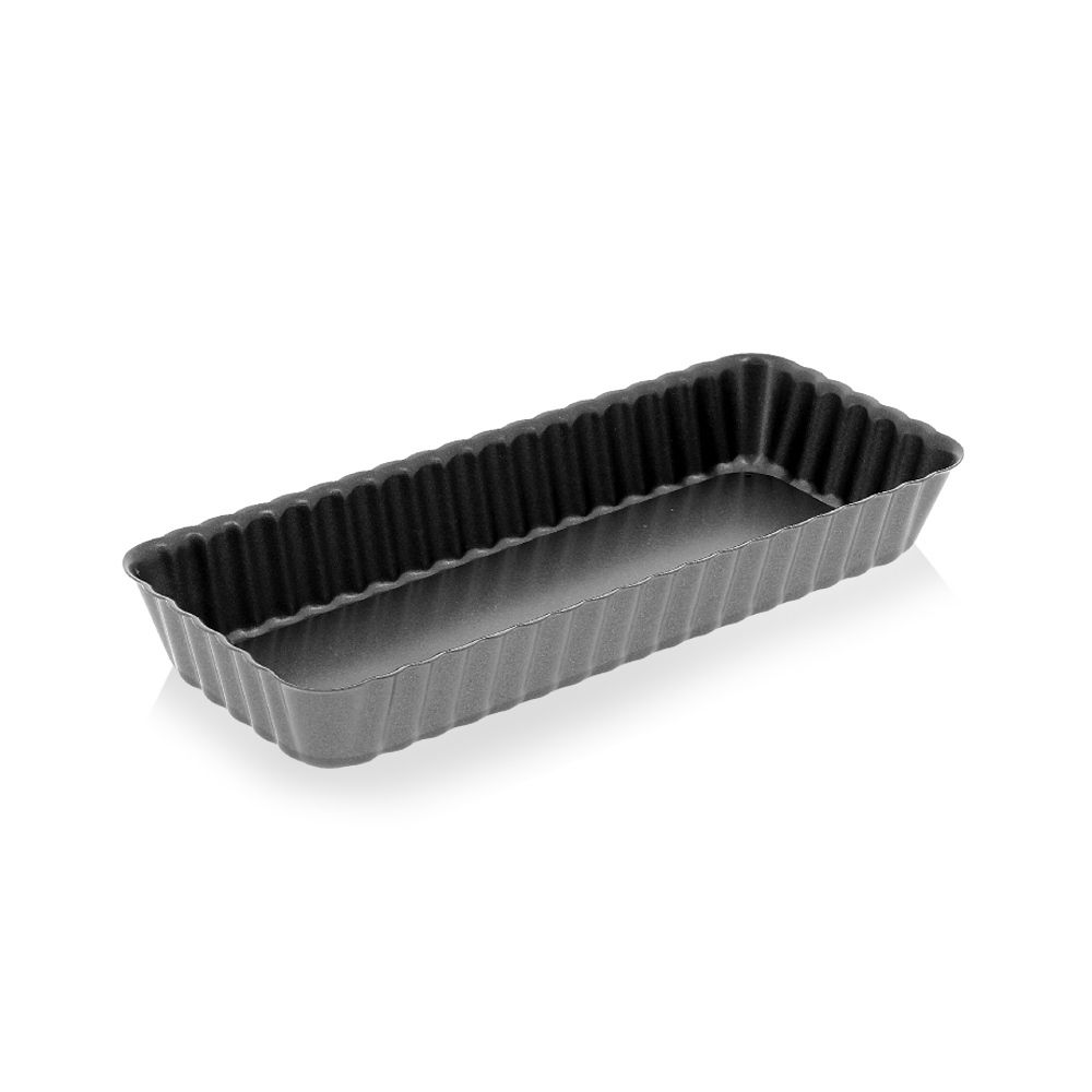 de Buyer - Rectangular fluted tart mould in 2 Sizes de Buyer - Rectangular fluted tart mould in 2 Sizes